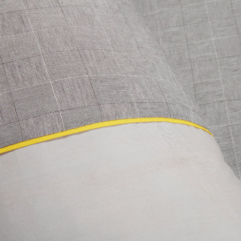 Manhattan Checked 100% Cotton Duvet Cover Set