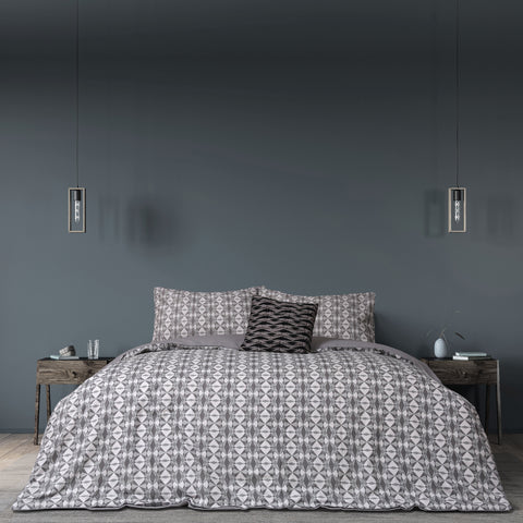 Spiro Geometric Duvet Cover Set