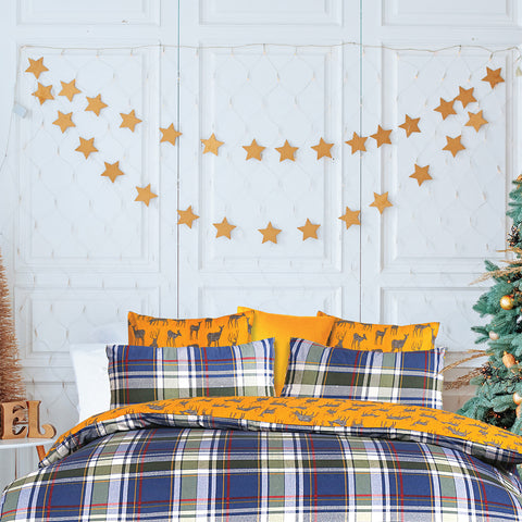 Harris Tartan Stag - TC-124 - Duvet Cover Set