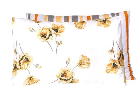 Katy Poppy Housewife Pillowcase Pair
