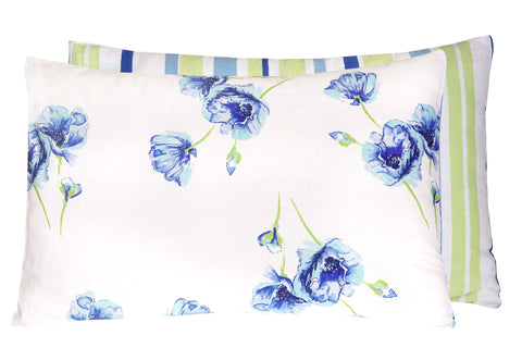 Katy Poppy Housewife Pillowcase Pair