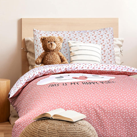 Chill Girl Pink Kids Duvet Cover Set