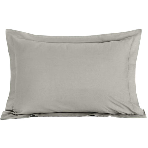 Plain Sof Poly Cotton Blend Oxford Pillowcase Pair Set