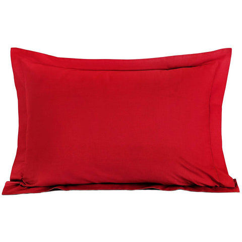 Plain Sof Poly Cotton Blend Oxford Pillowcase Pair Set