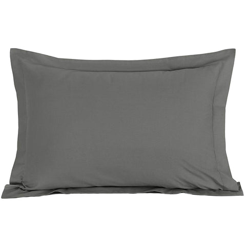 Plain Sof Poly Cotton Blend Oxford Pillowcase Pair Set