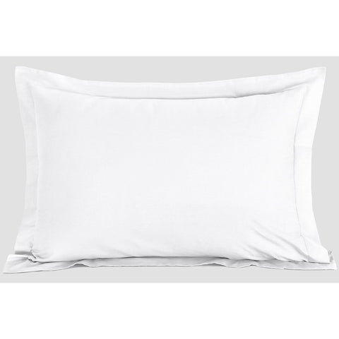 Plain Sof Poly Cotton Blend Oxford Pillowcase Pair Set