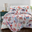 Elephant 100% Cotton Quilted Bedspread