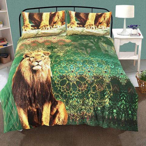 Leeu 100% Cotton Duvet Cover Set