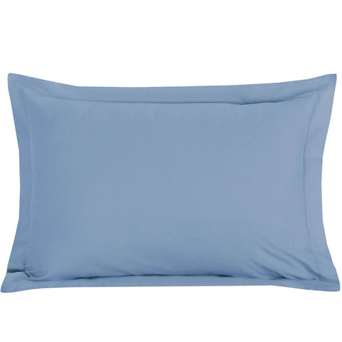 Plain 100% Egyptian Cotton TC200 Oxford Pillowcase Pair