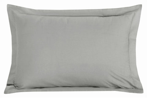 Plain 100% Egyptian Cotton TC200 Oxford Pillowcase Pair
