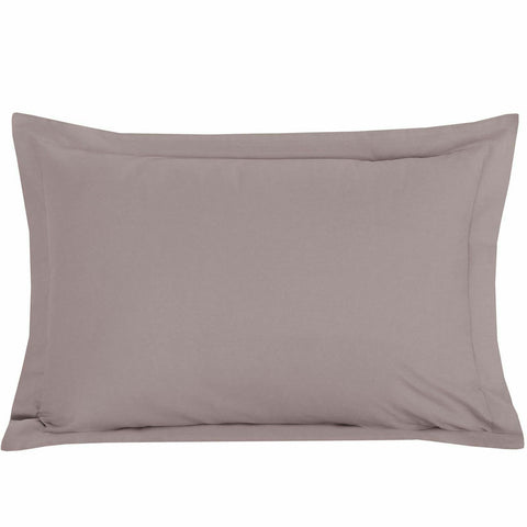 Plain 100% Egyptian Cotton TC200 Oxford Pillowcase Pair