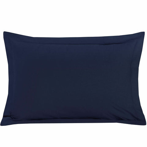 Plain 100% Egyptian Cotton TC200 Oxford Pillowcase Pair