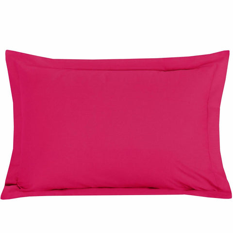 Plain 100% Egyptian Cotton TC200 Oxford Pillowcase Pair