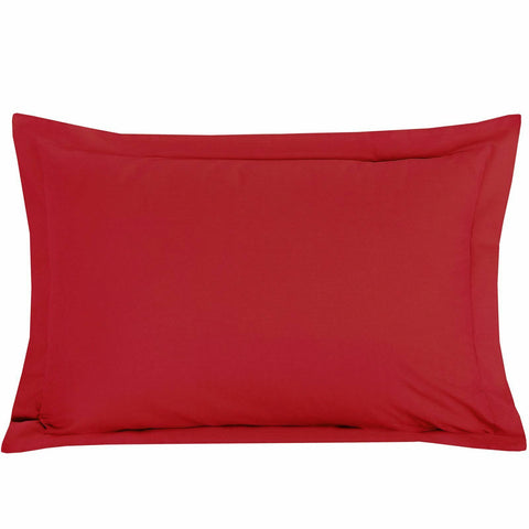 Plain 100% Egyptian Cotton TC200 Oxford Pillowcase Pair