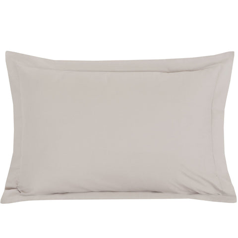Plain 100% Egyptian Cotton TC200 Oxford Pillowcase Pair