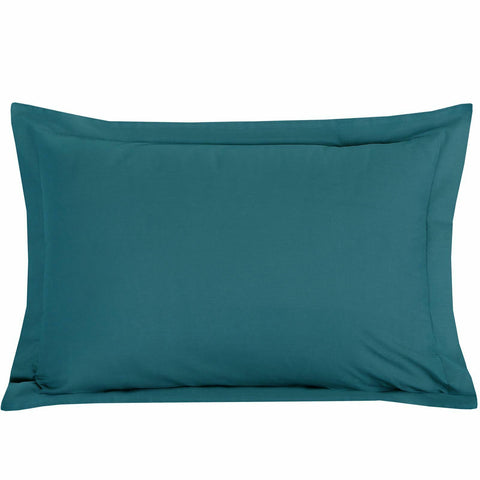 Plain 100% Egyptian Cotton TC200 Oxford Pillowcase Pair