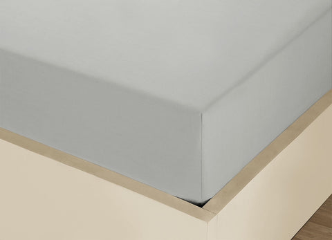 Percale TC-200 Plain Deep Fitted Sheet