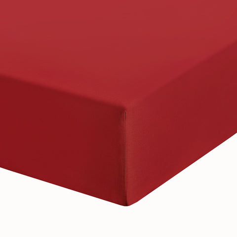 Percale TC-200 Plain Deep Fitted Sheet