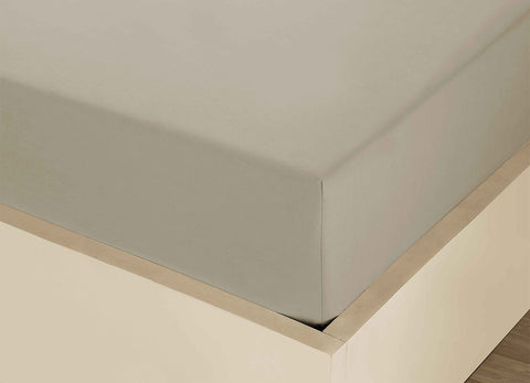 Percale TC-200 Plain Deep Fitted Sheet