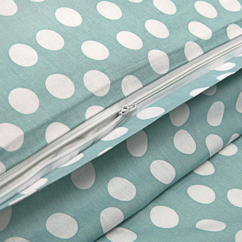 Mini Dots Celadon Toddlers Duvet Cover Set