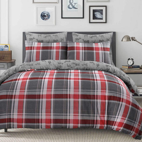 Harris Tartan Stag - TC-124 - Duvet Cover Set