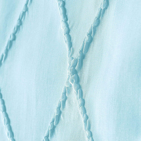 Jacob Blue Pintuck TC144 Duvet Cover Set