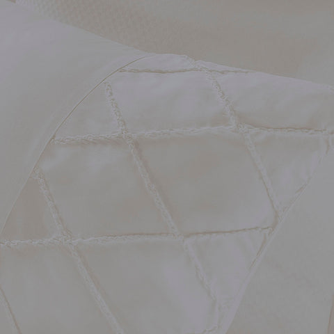 Jacob Taupe Pintuck TC144 Duvet Cover Set