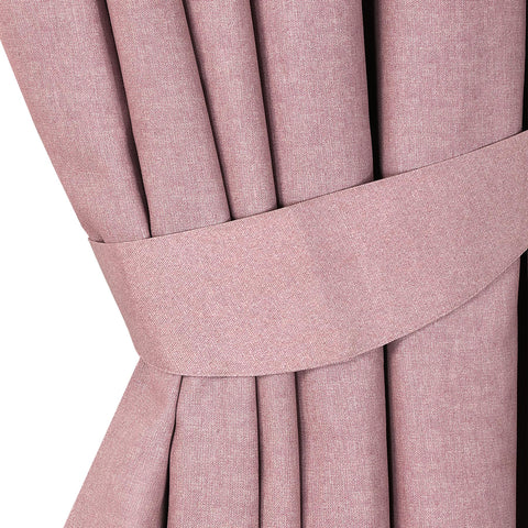 Textured Eyelet Curtains Set