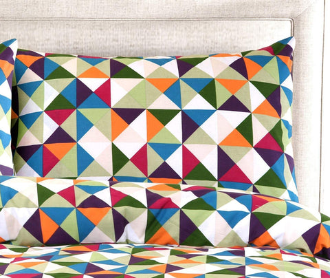 Diamond Geometric Cushion Cover