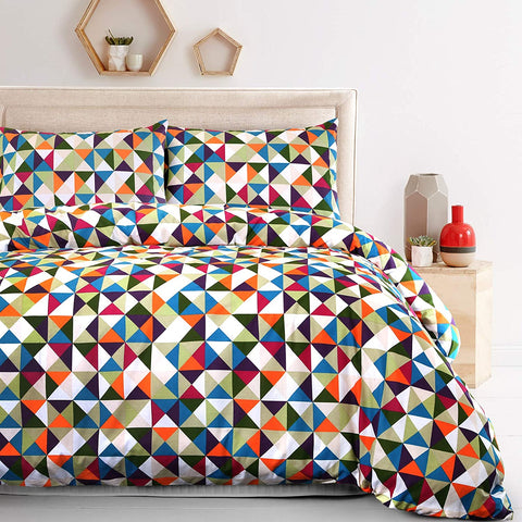 Diamond Geometric Cushion Cover