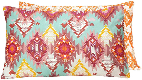 Navajo Geometric Pillowcase Pair Set