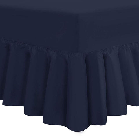 Egyptian Cotton Percale Deep Fitted Valance - 200 TC