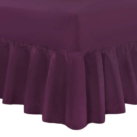 Egyptian Cotton Percale Deep Fitted Valance - 200 TC