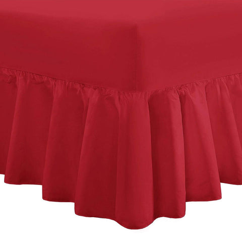 Egyptian Cotton Percale Deep Fitted Valance - 200 TC