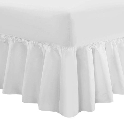 Egyptian Cotton Percale Deep Fitted Valance - 200 TC