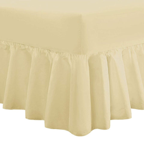 Egyptian Cotton Percale Deep Fitted Valance - 200 TC
