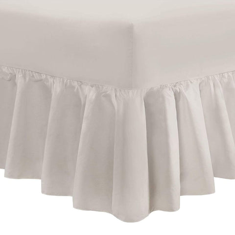 Egyptian Cotton Percale Deep Fitted Valance - 200 TC