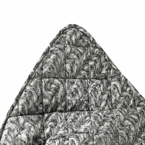 Vargas Wool Knitted Pattern Quilted Bedspread