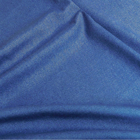 Plain Dyed Half Panama Cotton Blend Fabric Denim Blue by Meter – 175 cm Wide