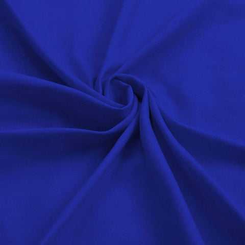 Plain Dyed Twill 100% Cotton Fabric Blue by Meter – 218 cm Wide