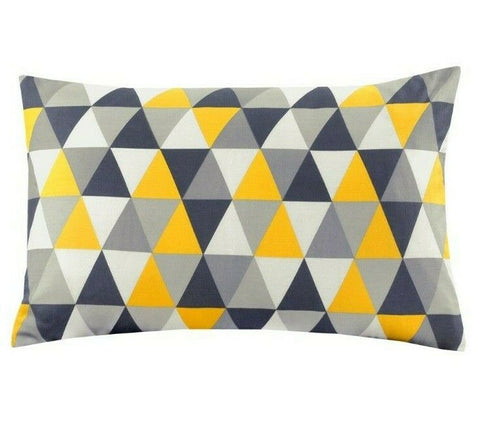 Quartz Geometric 100% Cotton Housewife Pillowcase Pair