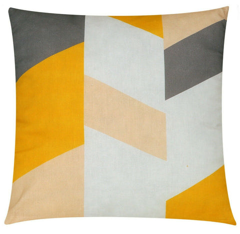 Geo Stripe Filled Cushion