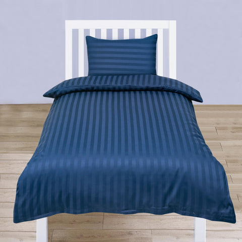 Stripes Blue Toddlers Duvet Cover Set