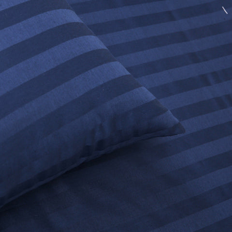 Stripes Blue Toddlers Duvet Cover Set