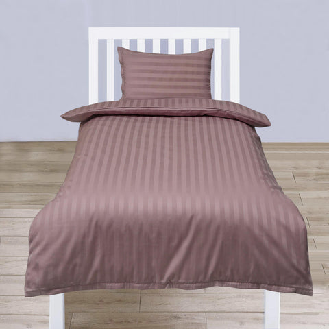 Stripes Pink Toddlers Duvet Cover Set