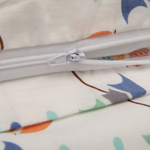 Umbrella Mulitcoloured Cotton Blend Toddler Duvet Set (T08)