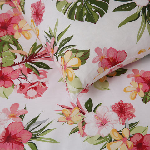Tropicana Floral - Reversible Duvet Cover Set