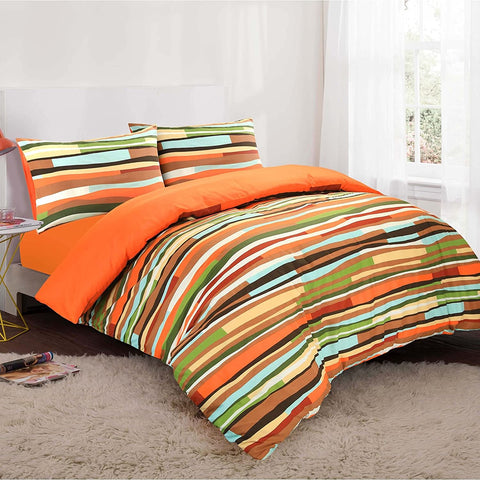 Waves Striped Duvet Cover Set