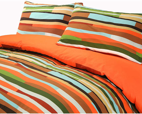 Waves Striped Duvet Cover Set