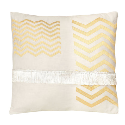 Tassel Fringe Filled Cushion